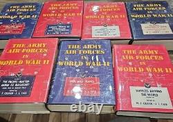 The Army Air Forces in World War II Vol 1-7 Books Craven 1st Ed. 1949 DJ