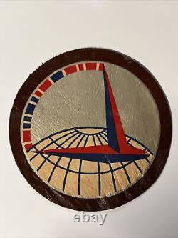 Two Vintage WWII US Army Air Force Transport Command ATC Leather Patches