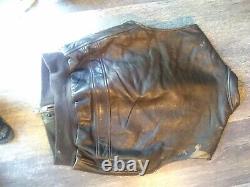 Type B-9 Cockpit US Army Air Forces Leather Vest Large Brown Mens