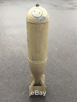 U. S. 100 pound MK 15 Metal Dummy Practice Military Army Navy Air force Bomb