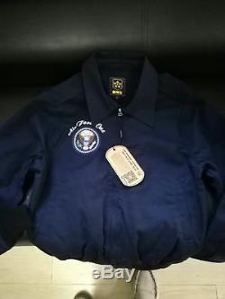 U. S. Air Force One A2 Jacket Reissue WWII Coat Obama Navy Army Outer Winter