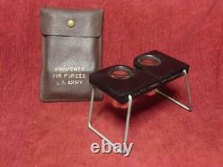 U. S. Army Air Corps Portable Stereoscope Original! Air Force militay WW1 WW2