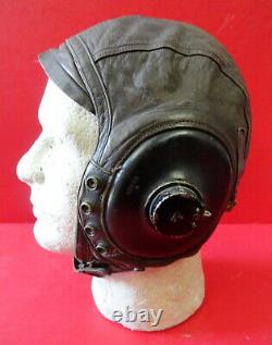 U. S. Army Air Forces Pilots Type A-11 Leather Flying Helmet-size Large