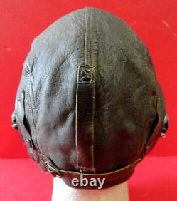 U. S. Army Air Forces Pilots Type A-11 Leather Flying Helmet-size Large