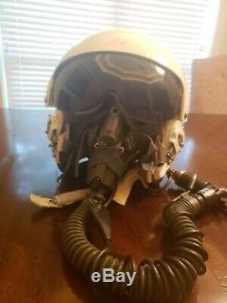U. S. Army Gentex flight helmet, Iraq war action size large with bag, new gloves