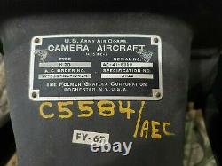U. S. WWII Army Air Force Graflex K 20 Aircraft Camera 4 x 5