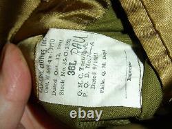 U3B-114 WW 2 US Army Air Force Brigadier General Short Overcoat doeskin AAF 1941