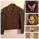 Us 6th Army Air Force M1943 Ike Jacket Tunic Wwii With Patches Pins Aaf Aac 34 R