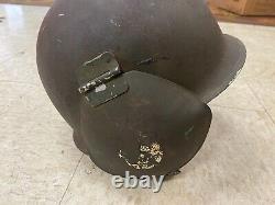 US ARMY AIR FORCE AAC Gunner M3 FLAK Helmet Bomber Crew WW2 Air Corp