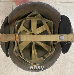 US ARMY AIR FORCE AAC Gunner M3 FLAK Helmet Bomber Crew WW2 Air Corp