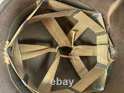 US ARMY AIR FORCE AAC Gunner M3 FLAK Helmet Bomber Crew WW2 Air Corp