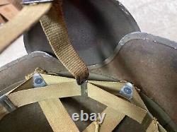 US ARMY AIR FORCE AAC Gunner M3 FLAK Helmet Bomber Crew WW2 Air Corp