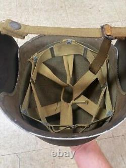 US ARMY AIR FORCE AAC Gunner M3 FLAK Helmet Bomber Crew WW2 Air Corp