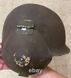 US ARMY AIR FORCE AAC Gunner M3 FLAK Helmet Bomber Crew WW2 Air Corp