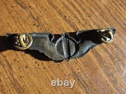 US ARMY AIR FORCE AAF BOMBARDIER full size A & E clutch back early war sterling