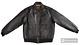 Us Army Air Force Genuine Leather Jacket Type A-2 Flyers Mens Sz. Xl Dark Brown