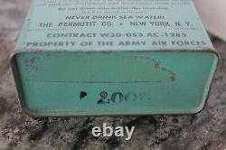 US ARMY AIR FORCES Drinking Water Kit WWII 1945 Iwo Jima or Ie Shima, Okinawa