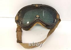 US ARMY AIR FORCES TYPE B-8 FLYING GOGGLES- BOXED- Polaroid Corporation