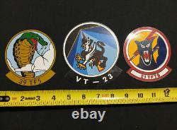 US Air Force Army Navy Unit Insignia Metal Brass Enamel Plaques