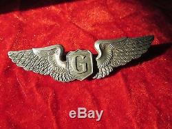 US Army Air Force AAF Glider Pilot wing 3 inch Gaunt