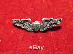 US Army Air Force AAF Pilot wing 3 inch British Australian made