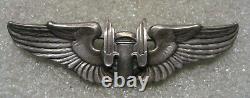 /US Army Air Force Aerial Gunner Wings, Badge, ww2, sterling