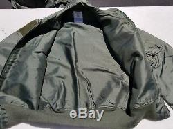 US Army Air Force CWU-36/P L NWOT MFG Creative Apparel 100% Aramid Dated 2001