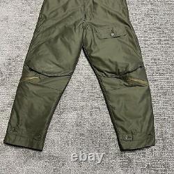 US Army Air Force Eddie Bauer Type A-8 Down Flight Pants with Suspenders Size 40