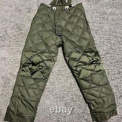 US Army Air Force Eddie Bauer Type A-8 Down Flight Pants with Suspenders Size 40