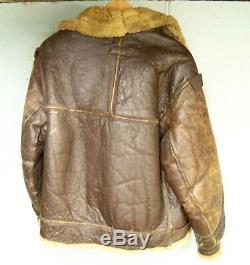 US Army Air Force Shearling WWII FLIGHT JACKET BOMBER 40R