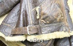 US Army Air Force Shearling WWII FLIGHT JACKET BOMBER 40R