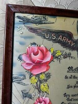 US Army Air Forces Kresler Field Mother And Dad- Token of Love Artwork -Framed