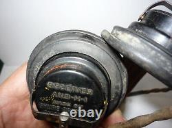 US Army Air Forces Receiver ANB-H-1 Shure Western Electric Pilot Headset WW2