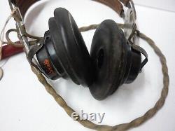 US Army Air Forces Receiver ANB-H-1 Shure Western Electric Pilot Headset WW2