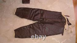 US Army Air Forces WWII Leather Flight Suit Pants