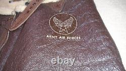 US Army Air Forces WWII Leather Flight Suit Pants