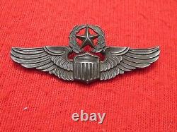 US Army Air force wing AAF Command Pilot Wing Full Size PB sterling Meyers #8