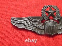 US Army Air force wing AAF Command Pilot Wing Full Size PB sterling Meyers #8