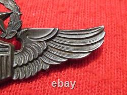 US Army Air force wing AAF Command Pilot Wing Full Size PB sterling Meyers #8