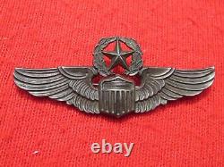 US Army Air force wing AAF Command Pilot Wing Full Size PB sterling Meyers #8