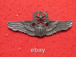 US Army Air force wing AAF Command Pilot Wing Full Size PB sterling Meyers #8