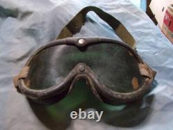 US Army Navy air force original B-8 Flight Goggle Military WW2 flight gear