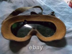 US Army Navy air force original B-8 Flight Goggle Military WW2 flight gear