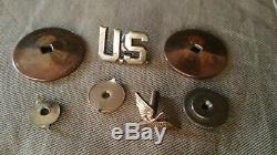 US MILITARIA WW2 US 8th Army Air Force AAF Lot with Theater-Made Bullion Insignia