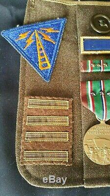 US MILITARIA WW2 US 8th Army Air Force AAF Lot with Theater-Made Bullion Insignia