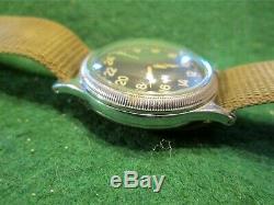US Military ELGIN A11US Army Air Force, Rarely Encountered 24hour dial- Serviced