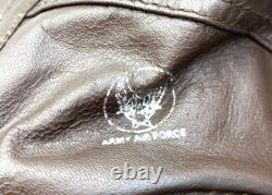 USAAF Army Air Forces Pilot's TYPE A-11 Leather Flying Helmet Brown XL
