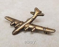 USAAF Boeing B-29 Superfortress & B-17 Flying Fortress Army Air Forces WWII Pins