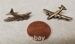 USAAF Boeing B-29 Superfortress & B-17 Flying Fortress Army Air Forces WWII Pins