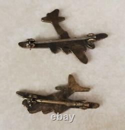 USAAF Boeing B-29 Superfortress & B-17 Flying Fortress Army Air Forces WWII Pins